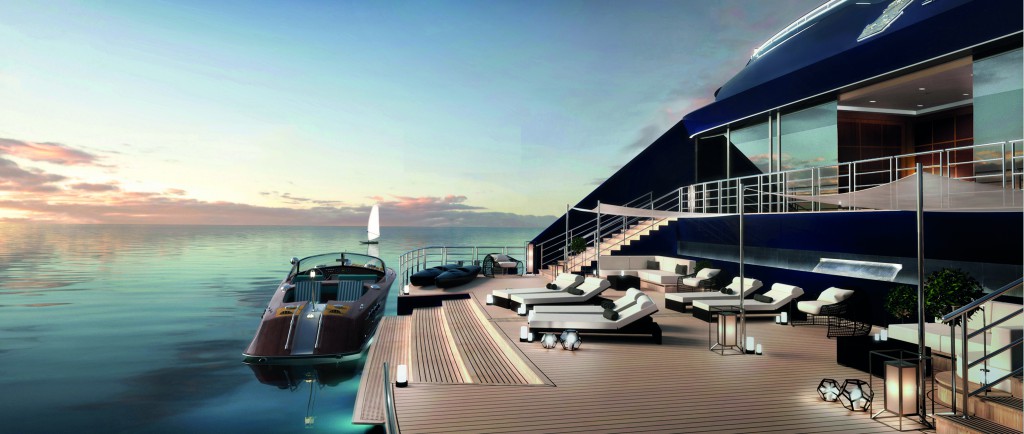 The marina on Ritz-Carlton's upcoming yachts